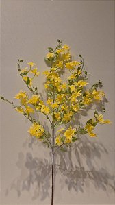 Galho Decorativo de Páscoa Flor Amarela 1m