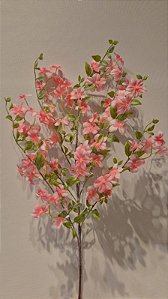 Galho Decorativo de Páscoa Flor Rosa 1m