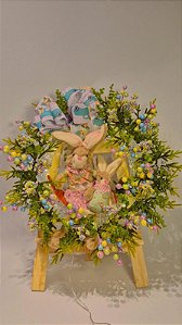 Guirlanda de Páscoa Iluminada 50cm