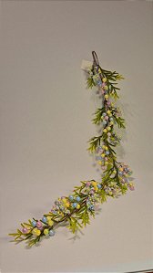 Festão de Páscoa colorido 1 metro