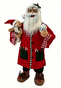 Papai Noel com Roupão e Café