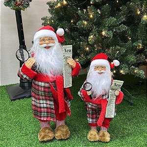 Papai Noel com Pijama 60cm
