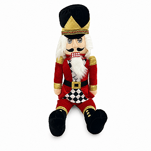 Soldado Quebra Nozes Pelucia Sentado 17x52cm