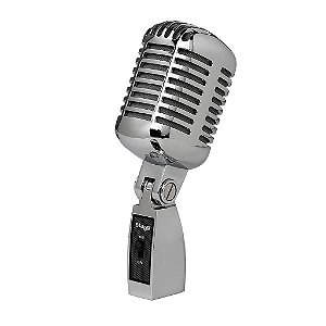 Microfone dinâmico cardioide vintage SDM100 CR - STAGG