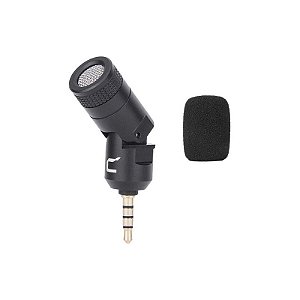 Microfone Compacto CVM-VS07C p/ Smartphone Tablet DSLR COMICA