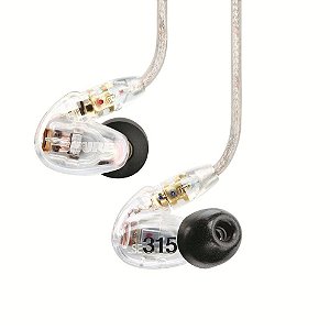 Fone de Ouvido In-ear SE315-CL-CLEAR - SHURE
