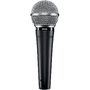 Microfone Dinâmico Cardióide SM48-LC de Mão - SHURE