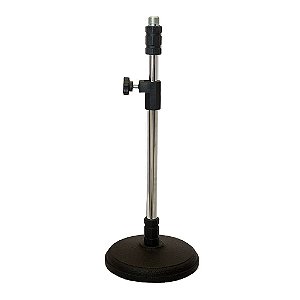 Pedestal de Mesa com Tubo Telescópico Grande PS3 Cromado - VISÃO