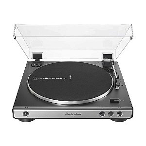 Toca Discos Automático AT-LP60X-GM-C Cinza - AUDIO TECHNICA
