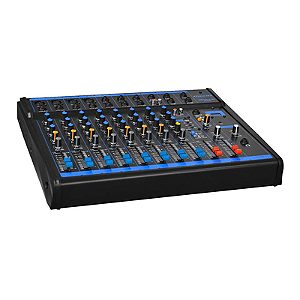 Mesa de Som de OMX-08 8CH/P10/XLR/USB-I - ONEAL