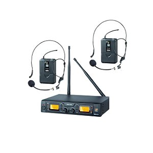 Microfone sem Fio SRW-48D BT48/HT9A Duplo Head Set - STANER