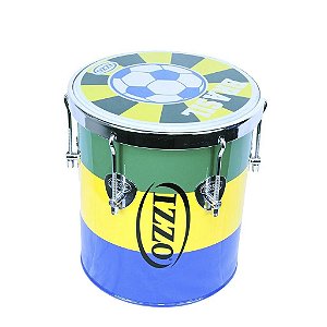 Rebolo Personalizado 12x45cm Pele Leitosa Aro Cromado - IZZO