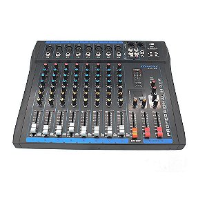 Mesa de Som OMX-82 - 8 Canais com USB/Efeito de Voz- ONEAL