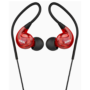 Fone De Ouvido Retorno Vokal E40 Vermelho Monitor In Ear