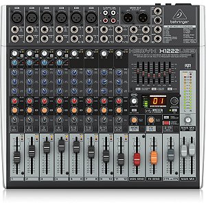 Mixer Analógico Behringer XENYX X1222USB 16 Entradas USB/FX
