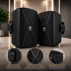 Caixa De Som Ambiente Jbl Sa5 80w Passiva Profissional