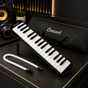 Escaleta Concert M32 BK Preta 32 Teclas com Bag