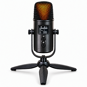 Microfone USB TSI CAST PRO Cardioide Para Podcast Live Com Tripé