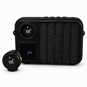 Amplificador de Voz TSI SV12 12W Portátil Microfone Sem Fio