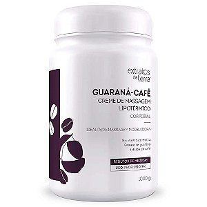 Creme de Massagem Guaraná - Café Hiperêmico - 1kg