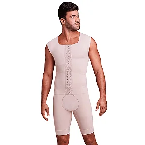 Cinta Pós-Cirúrgica Plié Masculina Compression Macaquinho 50343