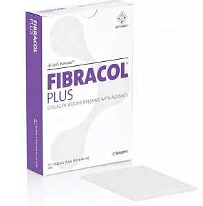 Curativo  para Feridas com Colágeno e Alginato - Fibracol Plus 5,1 X 5,1 cm - Unidade - 2981