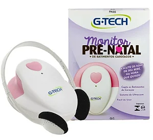 Monitor Pré-natal Batimentos Cardíacos G-tech Baby Doppler