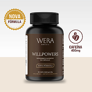 WILLPOWERS 90caps - 500mg - NOVA FÓRMULA