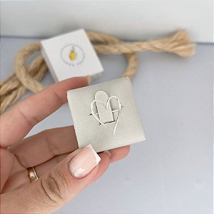 Anel Coração Pontudo