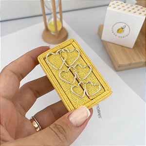 Brinco Argolas Corações Kit