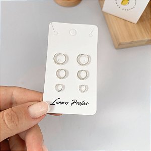 Brinco Argolas Clic Kit