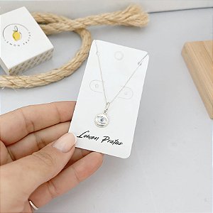Pingente Medalha Olho Grego