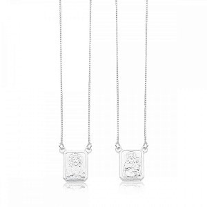 Escapulário Tradicional Sagrado Coração de Jesus