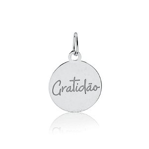 Pingente Medalha Gratidão