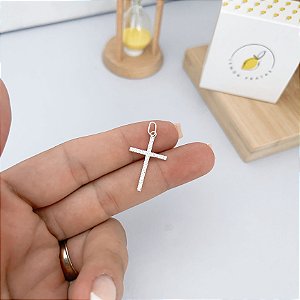 Pingente Cruz Cravejada