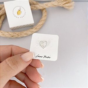 Pingente Coração Caixinha Cravejada