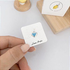 Pingente Coração Azul