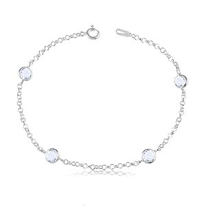 Pulseira Zircônia Cristal