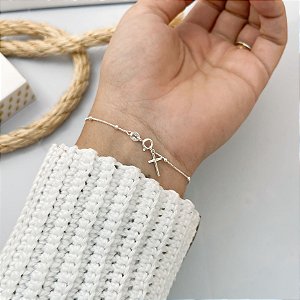 Pulseira Bolinhas cruz