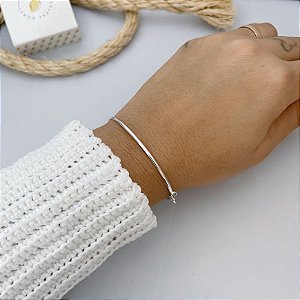 Pulseira bracelete liso