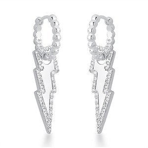 Brinco Argola Click Raio