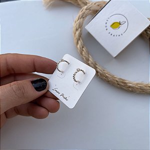 Brinco Argola Ponto de Luz