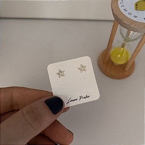 Brinco Estrela Vazada