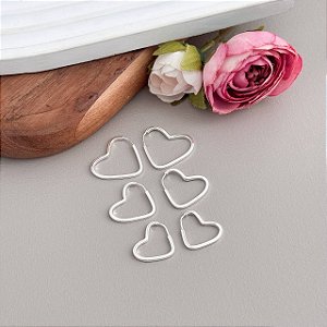 Brinco Argolas Corações Kit