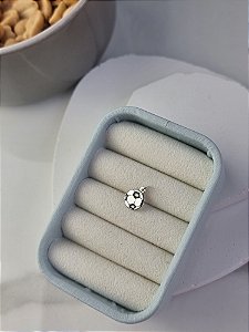 Pingente de Prata Bolinha Riscada