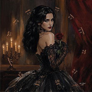Toalha Witcharts Axé Dama da Noite
