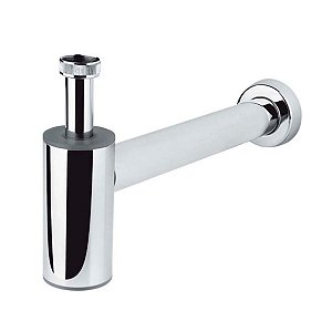 SIFAO TANQUE 30CM X 1'1/4 CROMADO Q/F