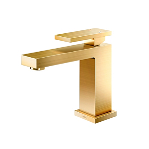 MISTURADOR MONOCOMANDO LAVATORIO MESA DOCOL NEW EDGE  OURO ESCOVADO