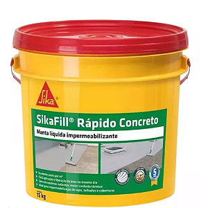 MANTA LÍQUIDA CINZA CONCRETO 15KG SIKAFILL