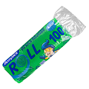 Saco de Lixo Bompack 100L Roll Azul 20Un